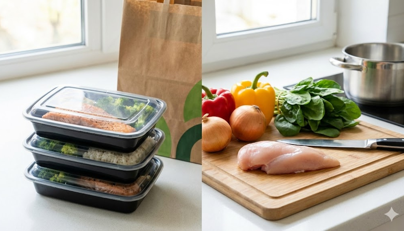 Dieta pudełkowa w Częstochowie czy gotowanie samemu? Szczera analiza trenera