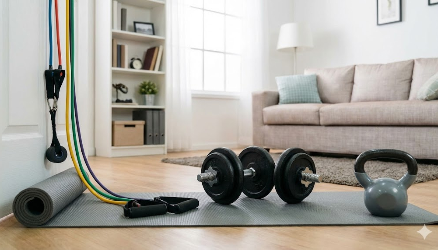 Domowa siłownia w bloku w Częstochowie. Jaki sprzęt kupić na początek do 500 zł?
