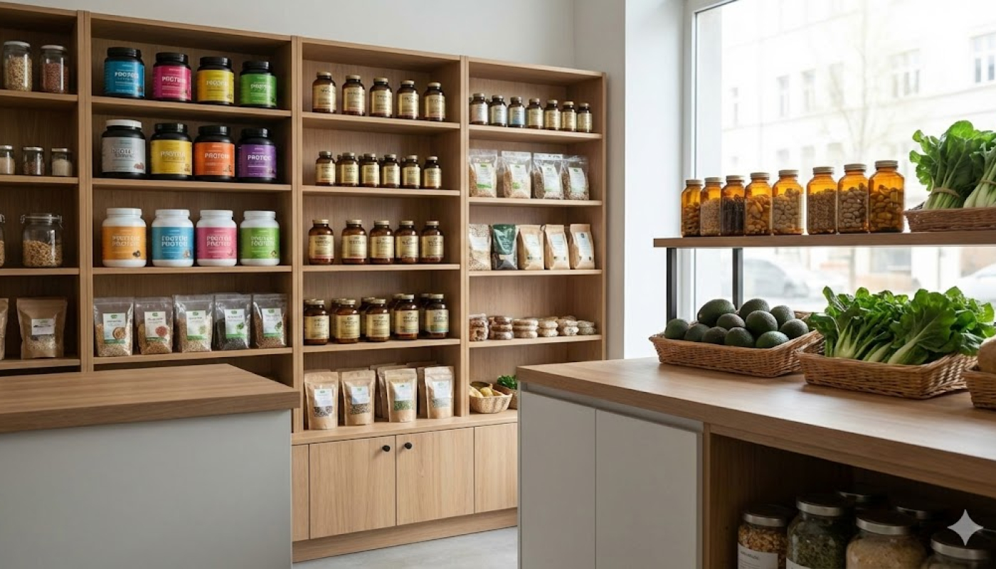 Sklepy z suplementami i zdrową żywnością w Częstochowie – co i gdzie poleca trener?