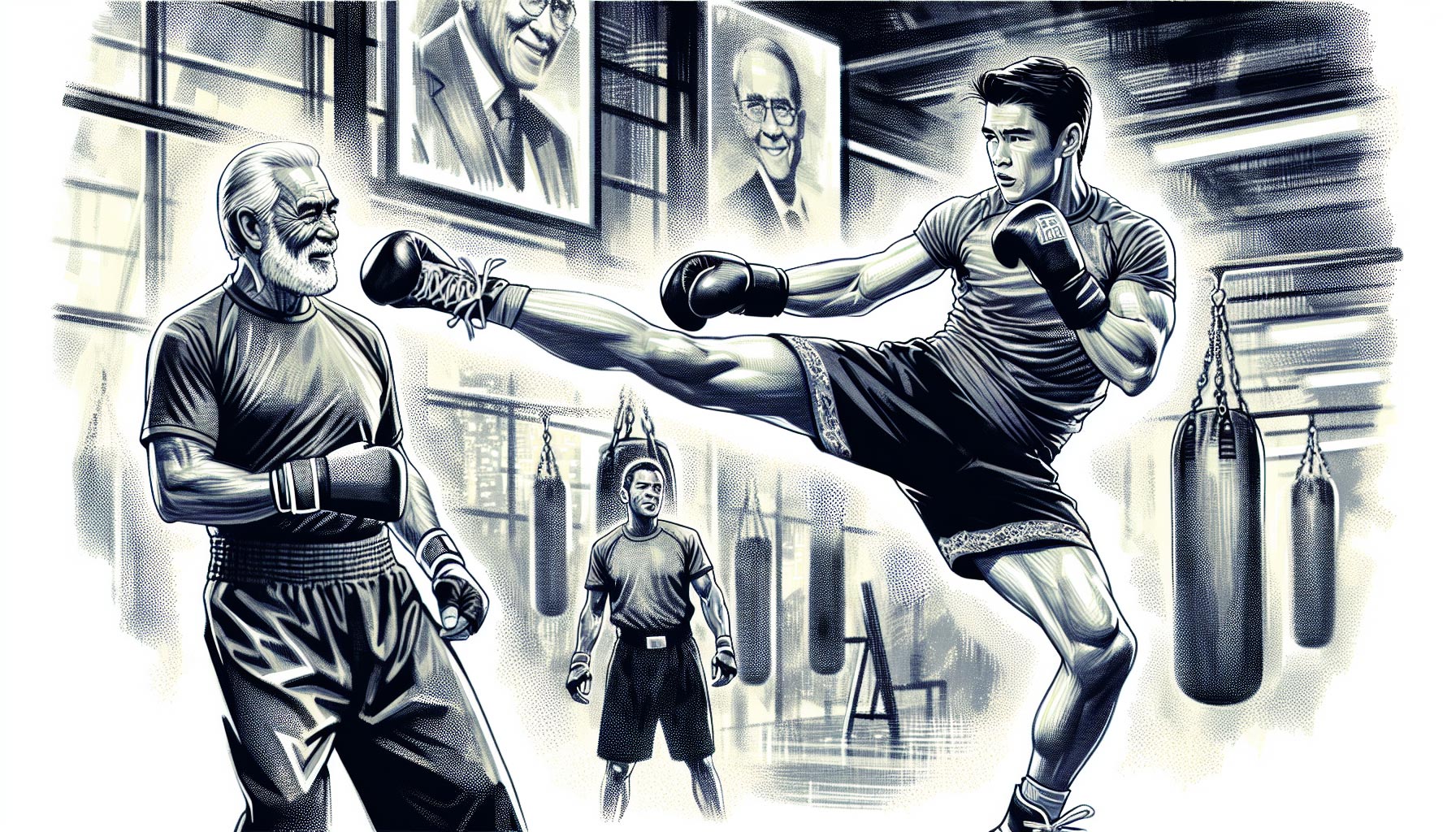 Trening Kickboxingu z udziałem Halle Berry